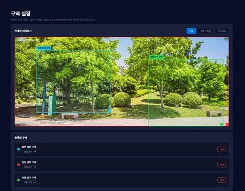 Zone Settings - Directly define detection zones